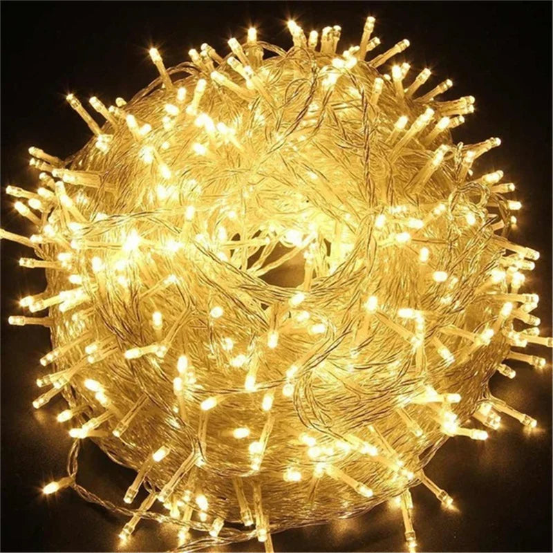 Outdoor LED String Lights 10M (32.8 ft) Waterproof Fairy Lights Festoon for Wedding Party Garden Patio