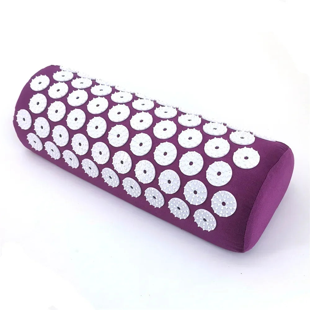 Acupressure Spike Mat & Pillow Set – 26 x 16 x 0.8 in (66 x 40 x 2 cm) Back & Neck Pain Relief Massage