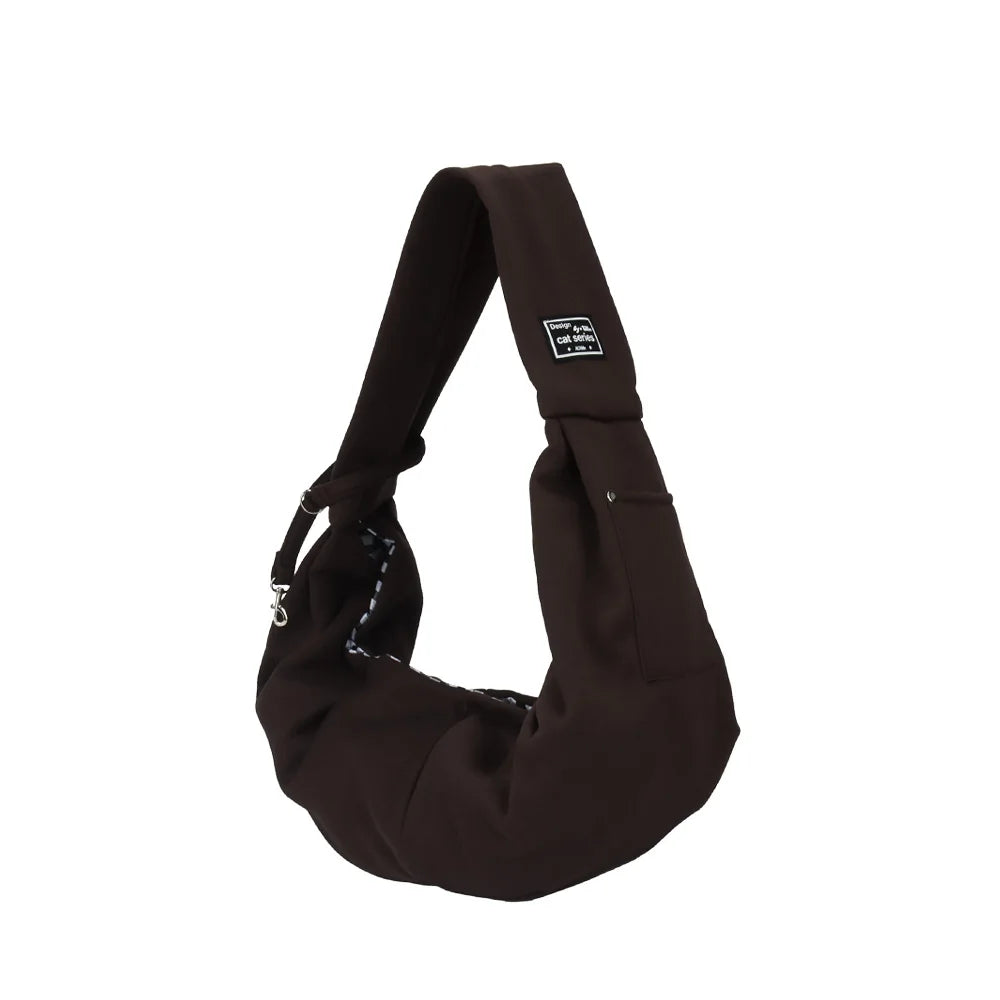 Portable Pet Shoulder Carrier with Phone Pocket – Travel Handbag for Small Dogs & Cats