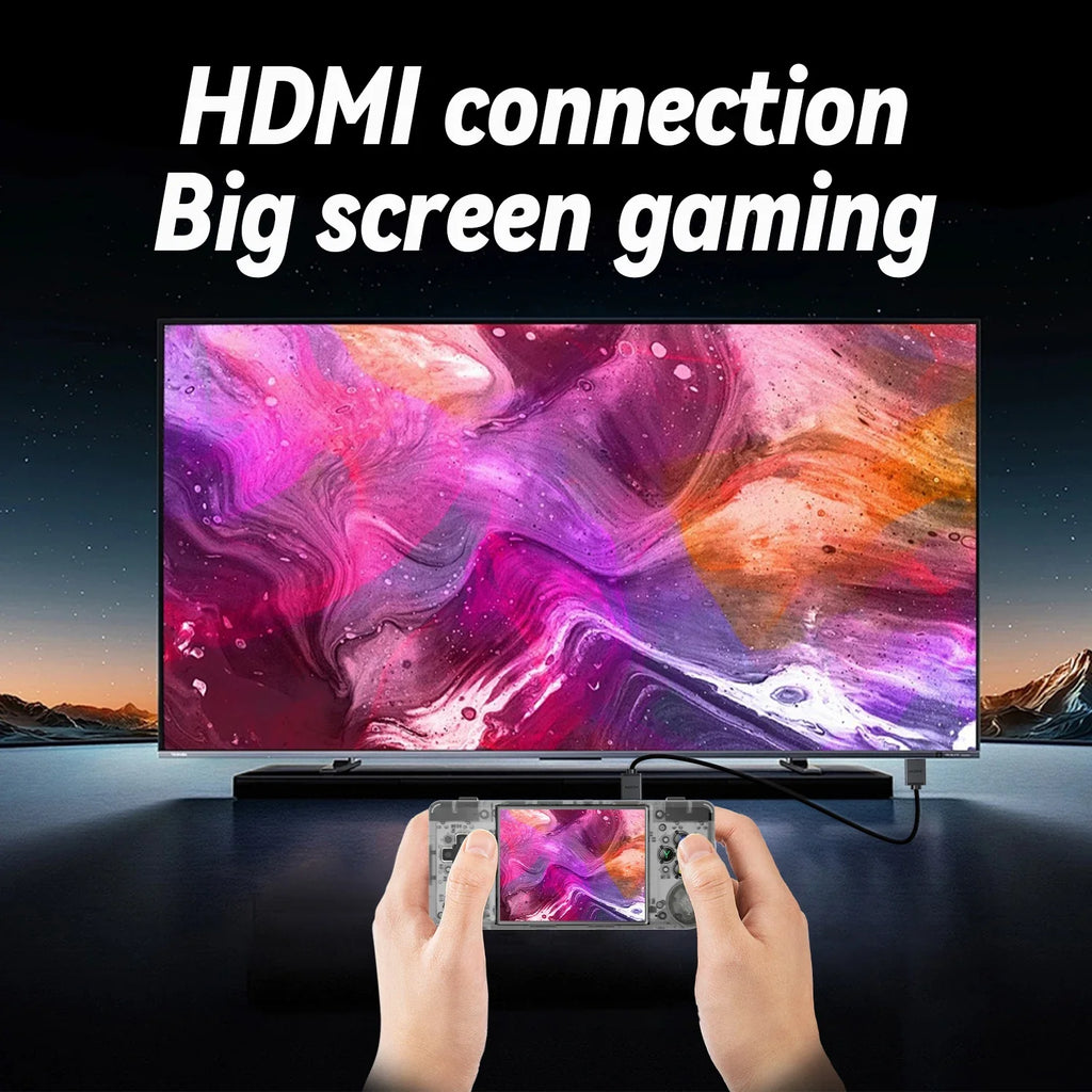 Mini Handheld Retro Game Console 2.83" (7.19 cm) IPS 640x480, 64GB, 5000+ Games, HDMI TV Output, Linux