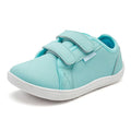 Kids Barefoot Shoes – Minimalist Wide-Toe Lightweight Sneakers with Hook & Loop PU Leather Upper