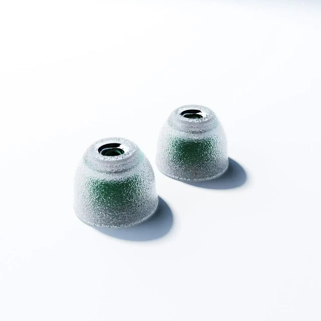 Liquid Silicone Hybrid Ear Tips with Venturi Stainless Steel Nozzle – Color-Coded XS/S/M/L