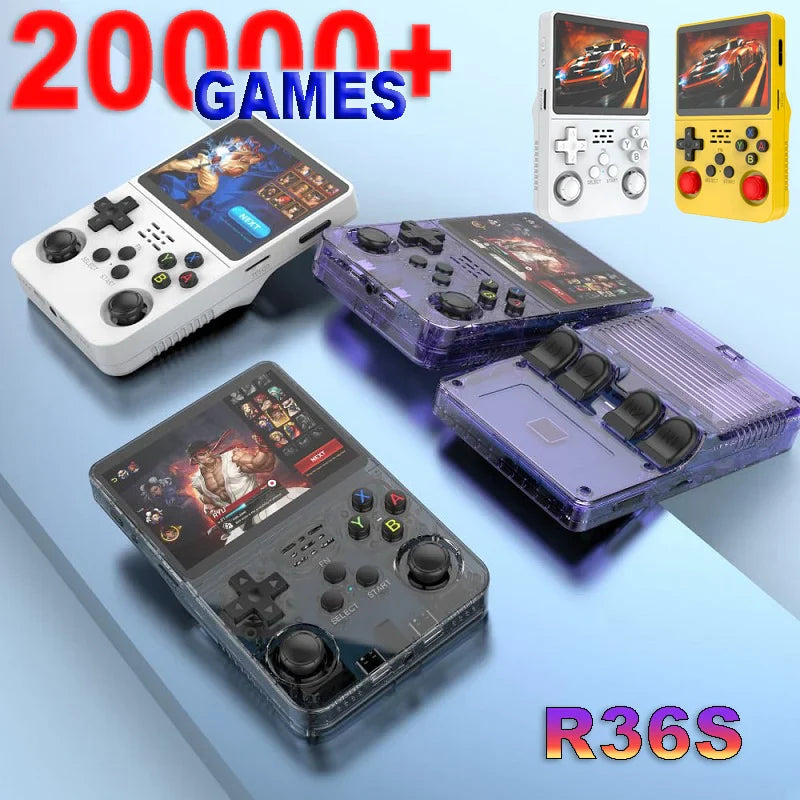 Retro Handheld Game Console 3.5-Inch IPS 640x480, 15,000+ Classic Games, 3200mAh Battery, Bluetooth Portable Pocket Player