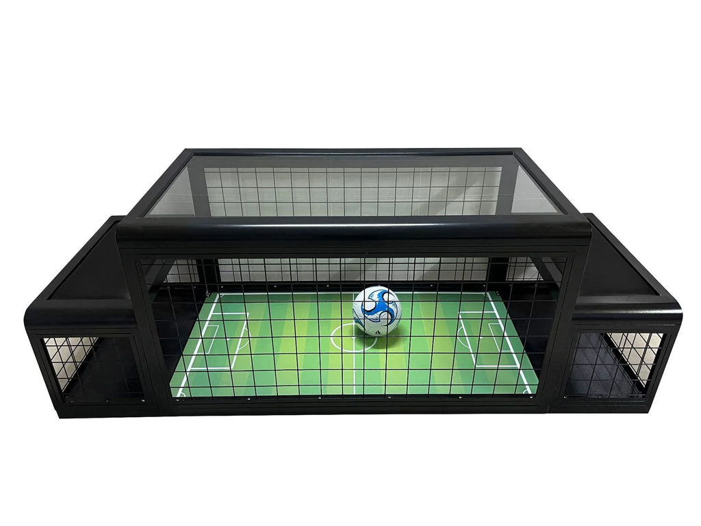 Coin-Operated 2-Player Table Football (Foosball) Game – Soccer Table 55 x 31.5 x 29 in (140 x 80 x 73.5 cm) Indoor/Outdoor for Kids & Adults