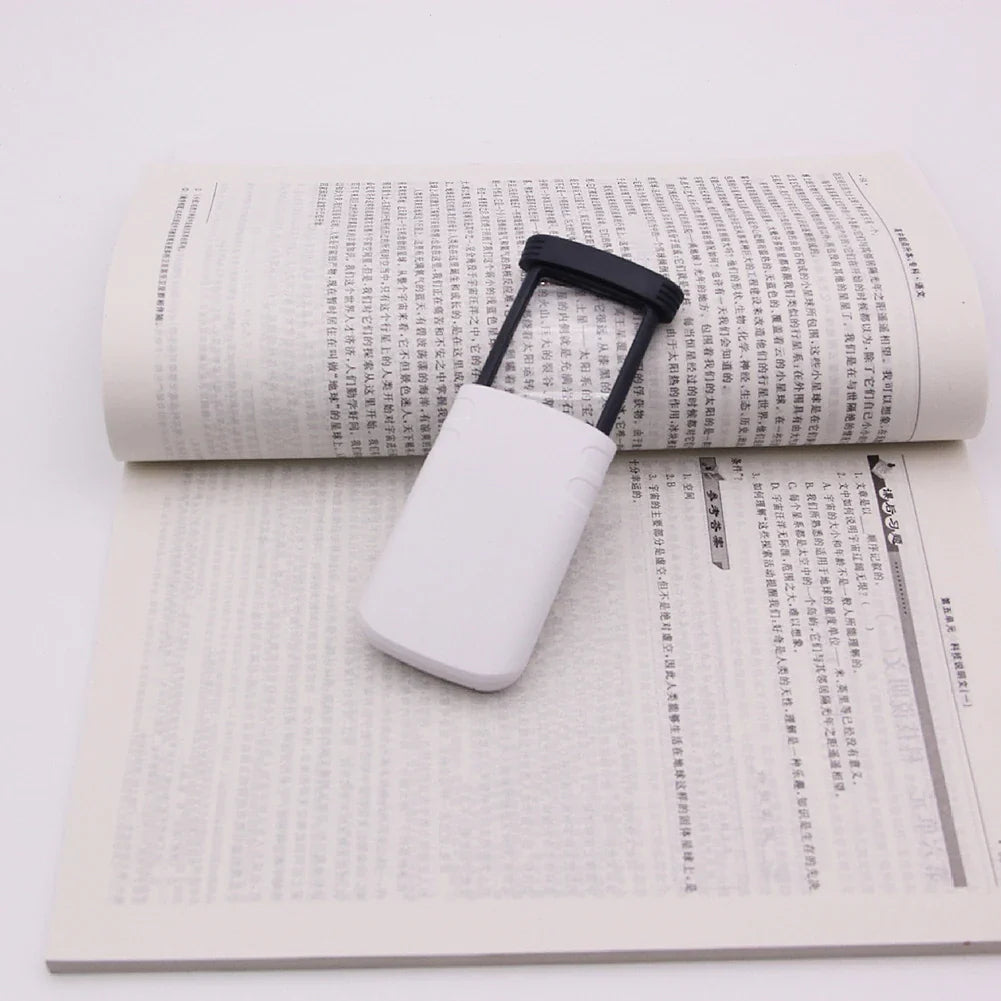 4x Foldable Pocket Magnifier with LED Light — Mini Handheld Loupe for Jewelry, Reading & Antiques