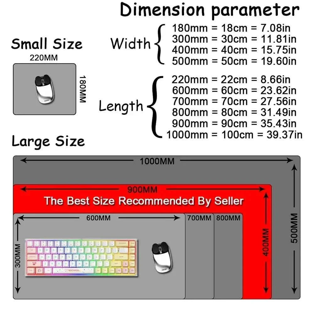 Anime Bleach Mousepad Large Keyboard Table Pad Japan Manga Laptop Office Rubber Soft Deskmat Pc Gamer HD Print Non-Slip Mice Mat