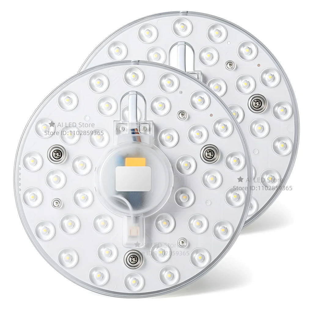 Round LED Panel Ceiling Light 12W–60W AC 220–240V Circular Flush Mount Lamp