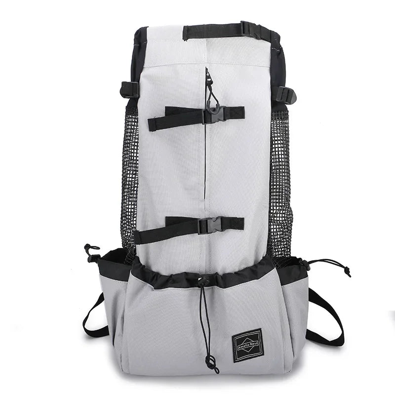 Nylon Dog Carrier Backpack for Small & Medium Dogs, Breathable Cycling Pet Carrier, Up to 30 kg (66 lb)