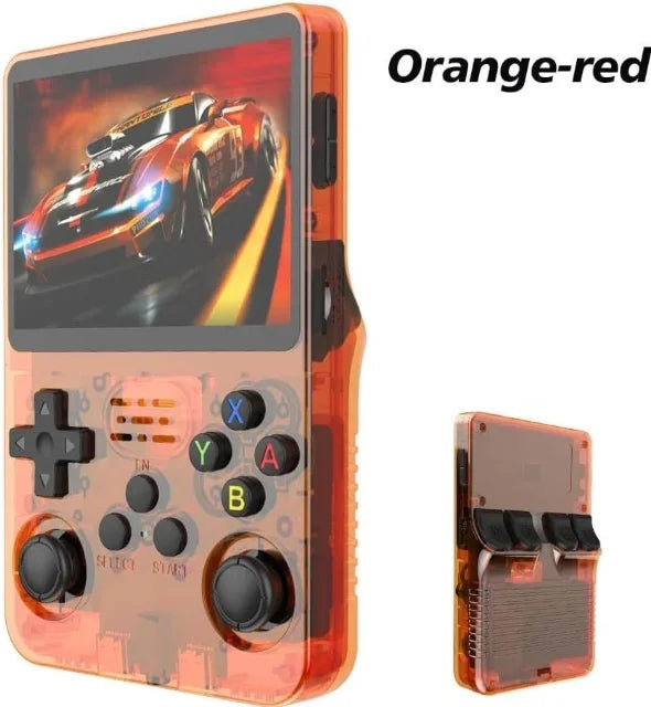 Retro 3.5-inch (8.9 cm) Handheld Game Console - ArkOS Portable Pocket Gamer, 64GB/128GB (1500/3000 Games), Mini HDMI, USB-C Charging