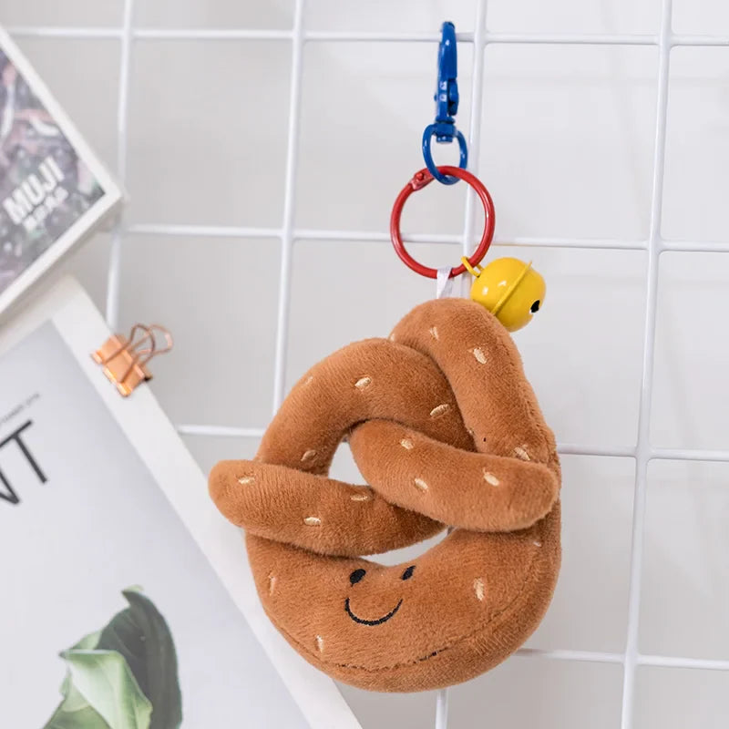 Cartoon Egg and Toast Plush Pillow Breakfast Stuffed Doll Cute Food Plush Gift