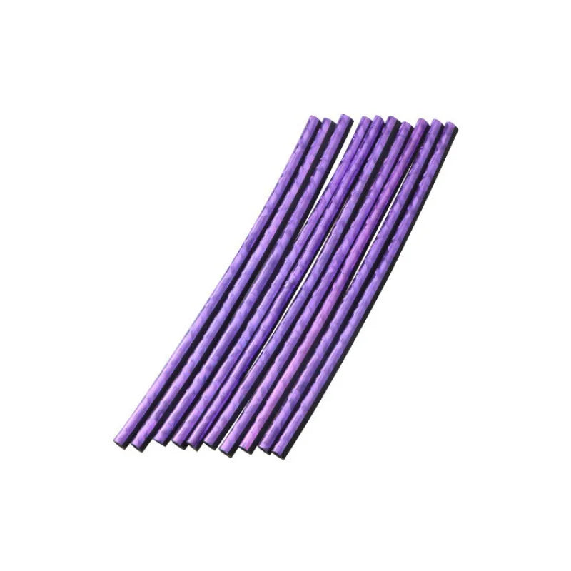 Universal 7.9 in (20 cm) U-Shaped Car Air Vent Trim Strips PVC Decorative Moulding 10-Pack