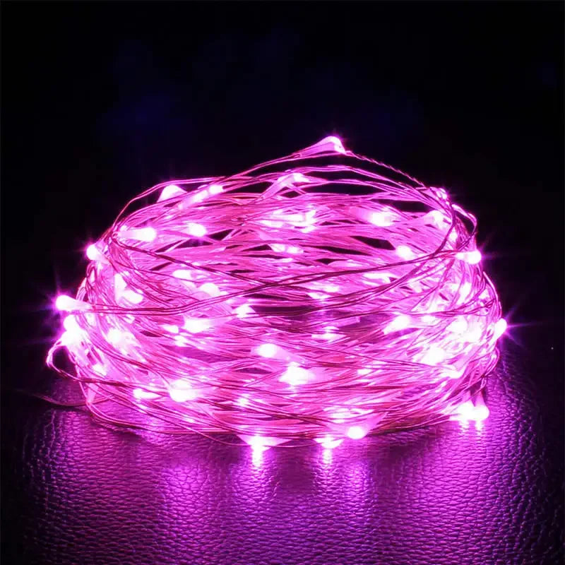 Button Cell LED Fairy String Lights - Battery Powered Micro LED Garland for Home, Bedroom, Garden, Wedding & Christmas Decor