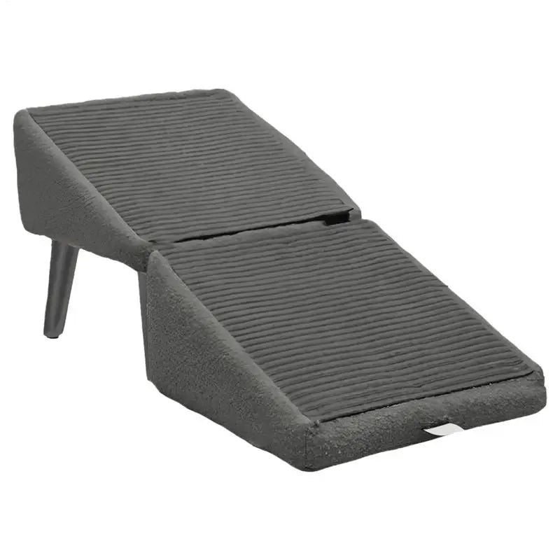 Foldable Dog Ramp & Stairs for Bed Anti-Slip Pet Ramp Puppy Ladder Convertible Footstool for Dogs and Cats