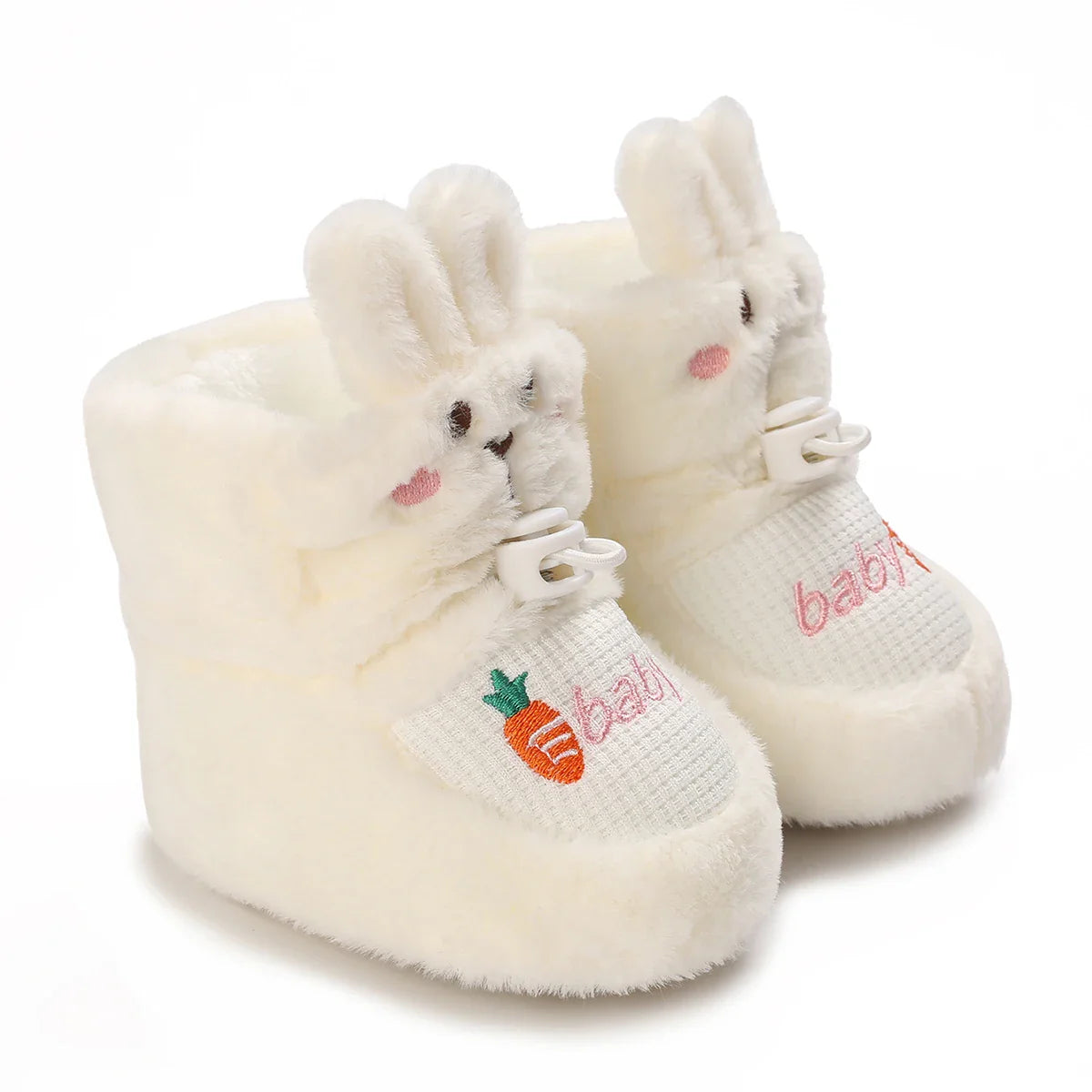 Winter Baby Boots Cartoon Soft-Sole Anti-Slip Warm Toddler Walking Booties for Boys & Girls