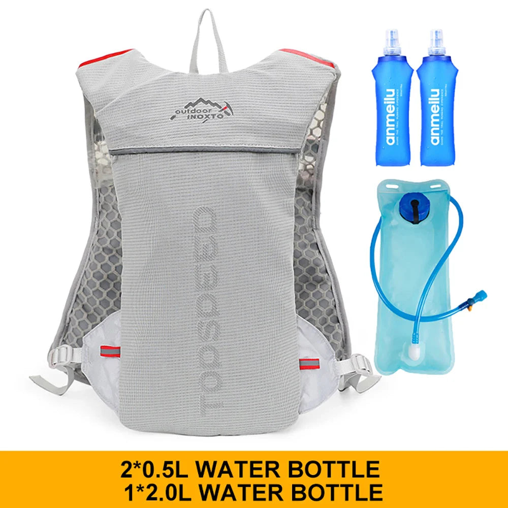 5L Ultralight Hydration Running Vest Backpack – Breathable Trail & Marathon Jogging Pack, Unisex