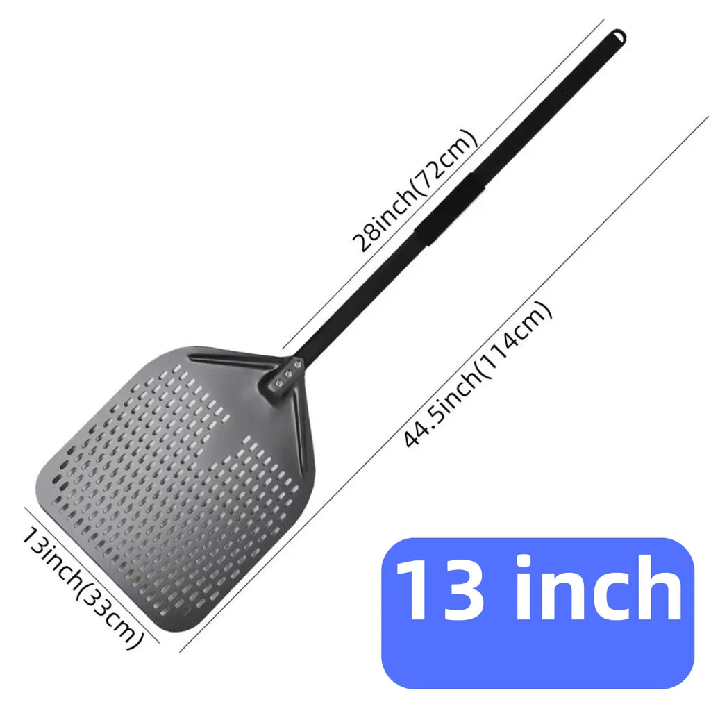 Hard-Anodized Aluminum Pizza Peel 6, 12, 13 and 14 Inch (15, 30, 33, 35.5 cm) Bread Paddle Oven Spatula