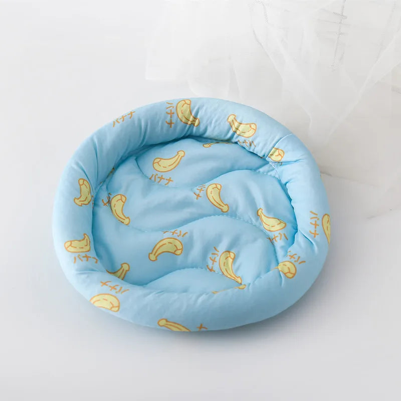 Plush Small Pet Nest Mat for Hamsters & Guinea Pigs - Polar Fleece Bed, S (5.5in/14cm) & L (8.1in/20.5cm)