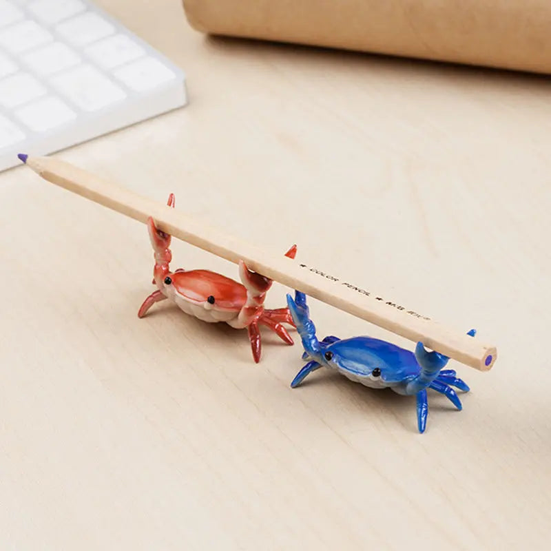 Cute Mini Crab Pen Holder – Desktop Pen Cup Novelty Stationery Organizer