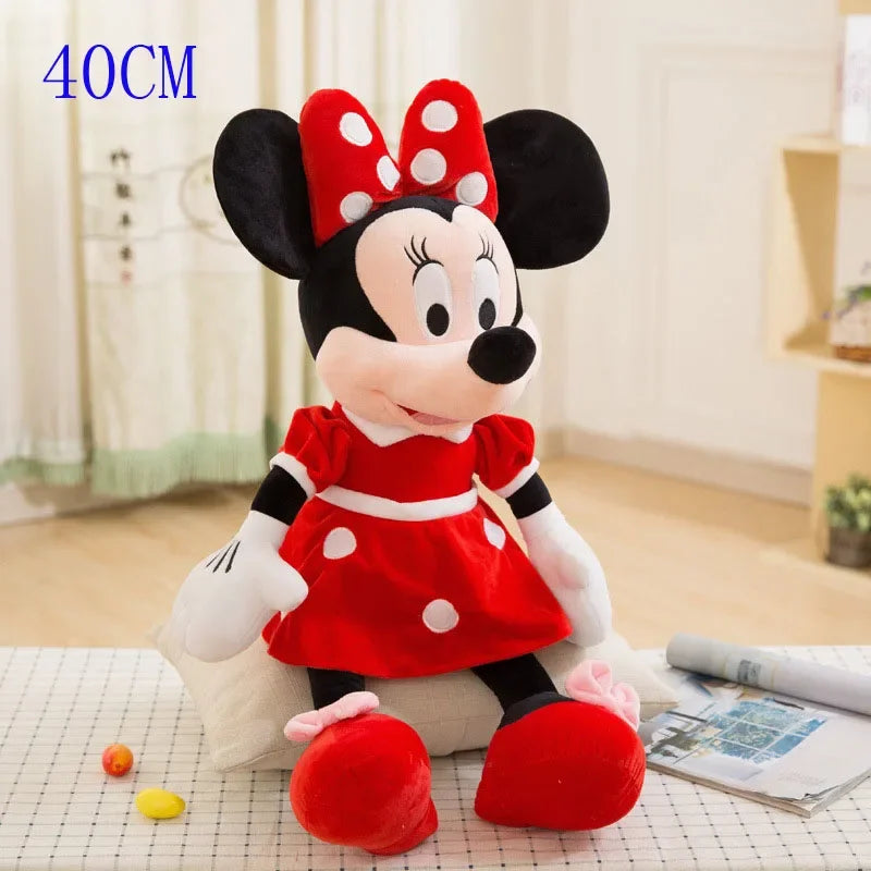 Mickey & Minnie Mouse Plush Toys Soft Stuffed Dolls Gift for Kids