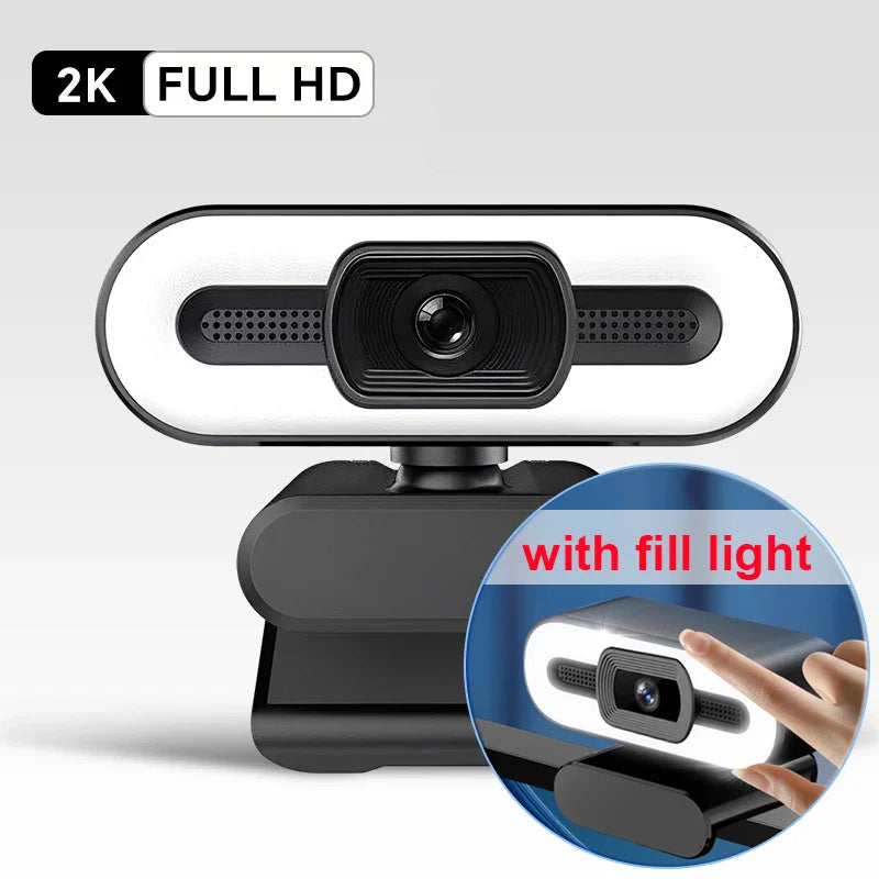 4K Webcam 3840x2160 Autofocus, Built-in Microphone, USB 2.0, 30fps HD Video Conference Camera