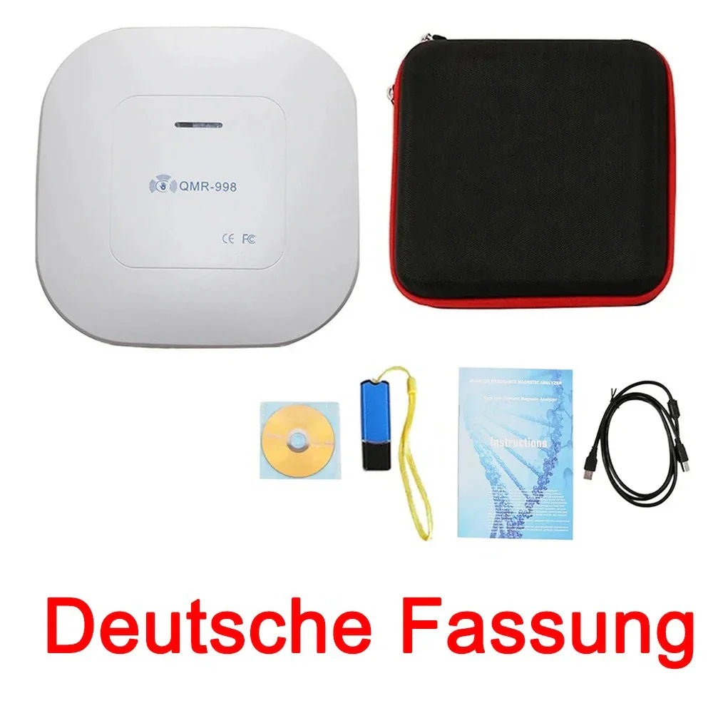 Quantum Magnetic Resonance Body Health Analyzer — Hand-Touch Diagnostic Device, Multi-Language, Up to 54 Reports