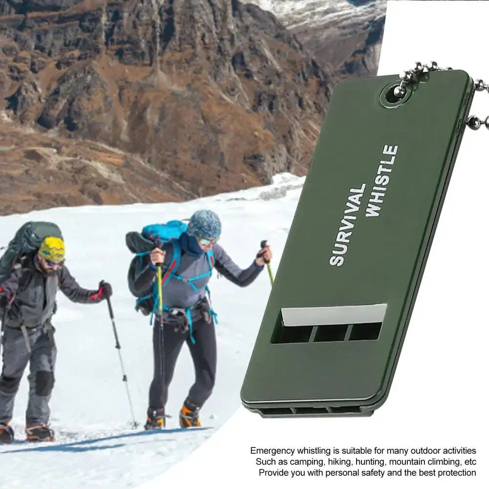 3-Frequency High-Decibel Survival Whistle - Triple-Tone Emergency Whistle for Hiking, Camping & Hunting