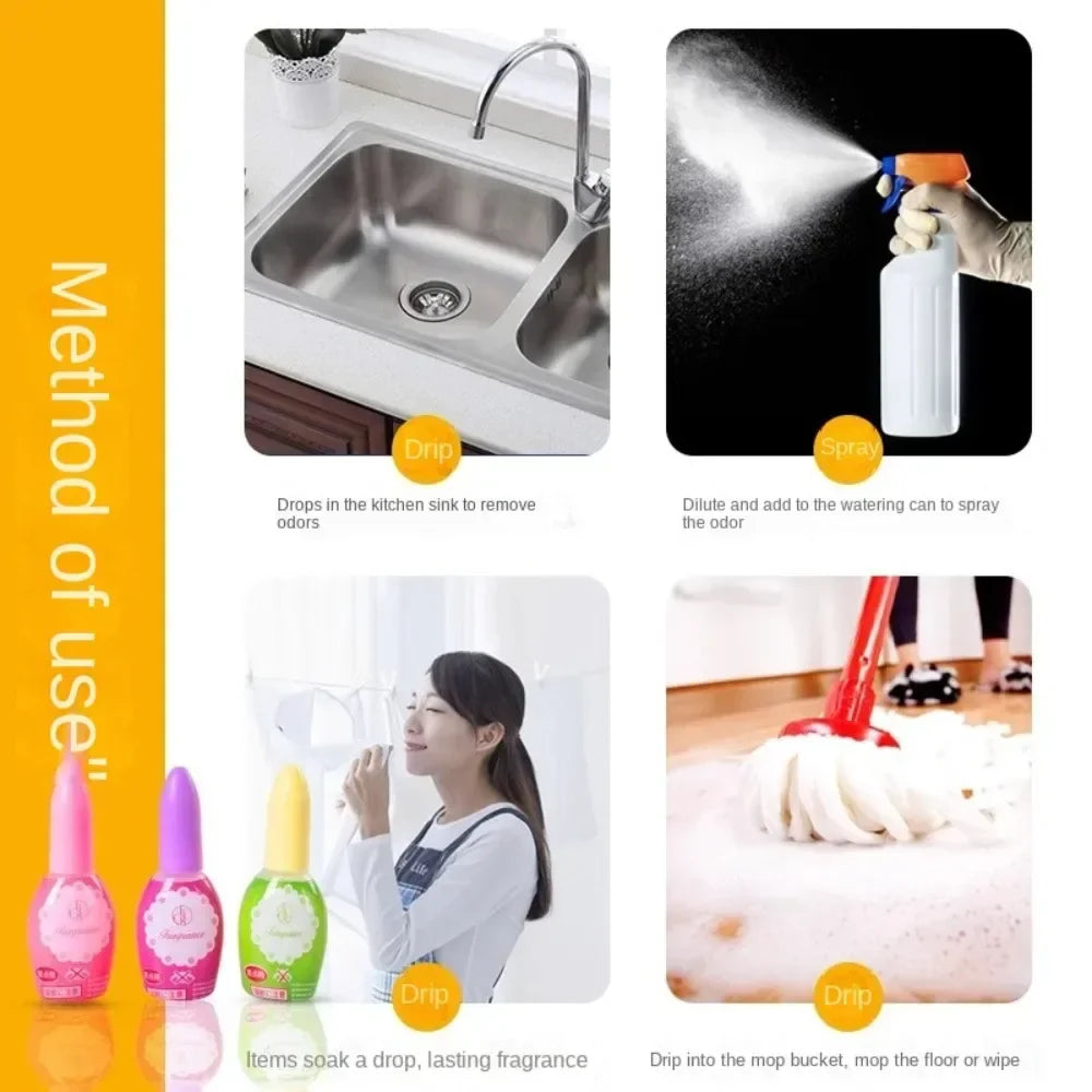 20ml Toilet Deodorizer Liquid Air Freshener Indoor Aromatherapy Odor Remover (1-Pack)