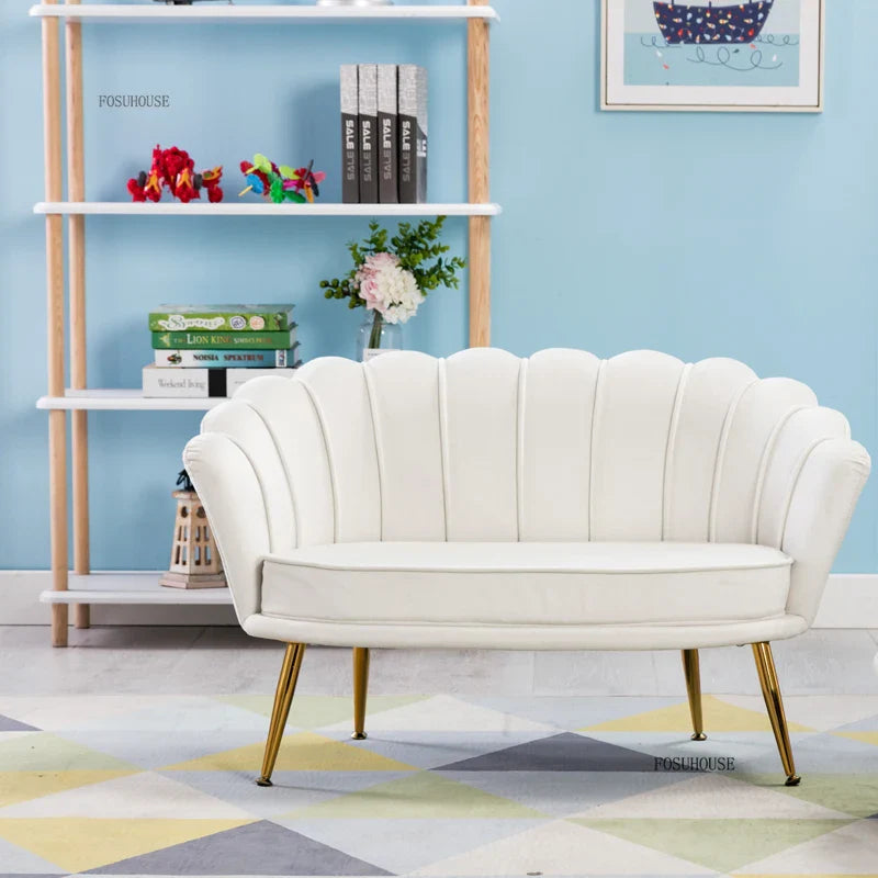 Kids Fabric Sofa Chair - Children's Reading Corner Armchair for Playroom & Living Room