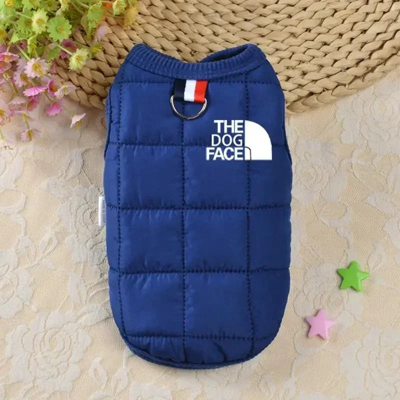 Reversible Winter Dog Coat - Warm Cotton-Down Vest for Small & Medium Dogs, Chihuahua French Bulldog Yorkie