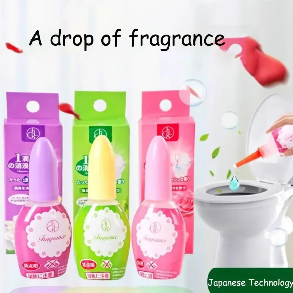 20ml Toilet Deodorizer Liquid Air Freshener Indoor Aromatherapy Odor Remover (1-Pack)