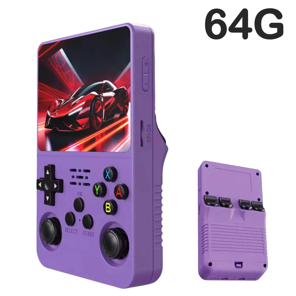 Retro Handheld Game Console 3.5-inch (8.9 cm) IPS — 15,000+ Games, 64/128GB Storage, Linux Pocket Player, 3000mAh Battery