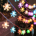 Snowflake USB LED String Lights — Multicolor Fairy Lights for Christmas Tree, Room & Wedding (1.5m/3m/4.5m/6m, 10–40 LEDs)