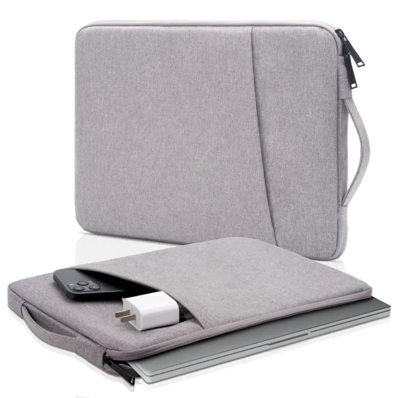 Waterproof Laptop Sleeve 11–16 Inch (30–40 cm) with Handle — Shockproof Zippered Case for Laptops & Ultrabooks