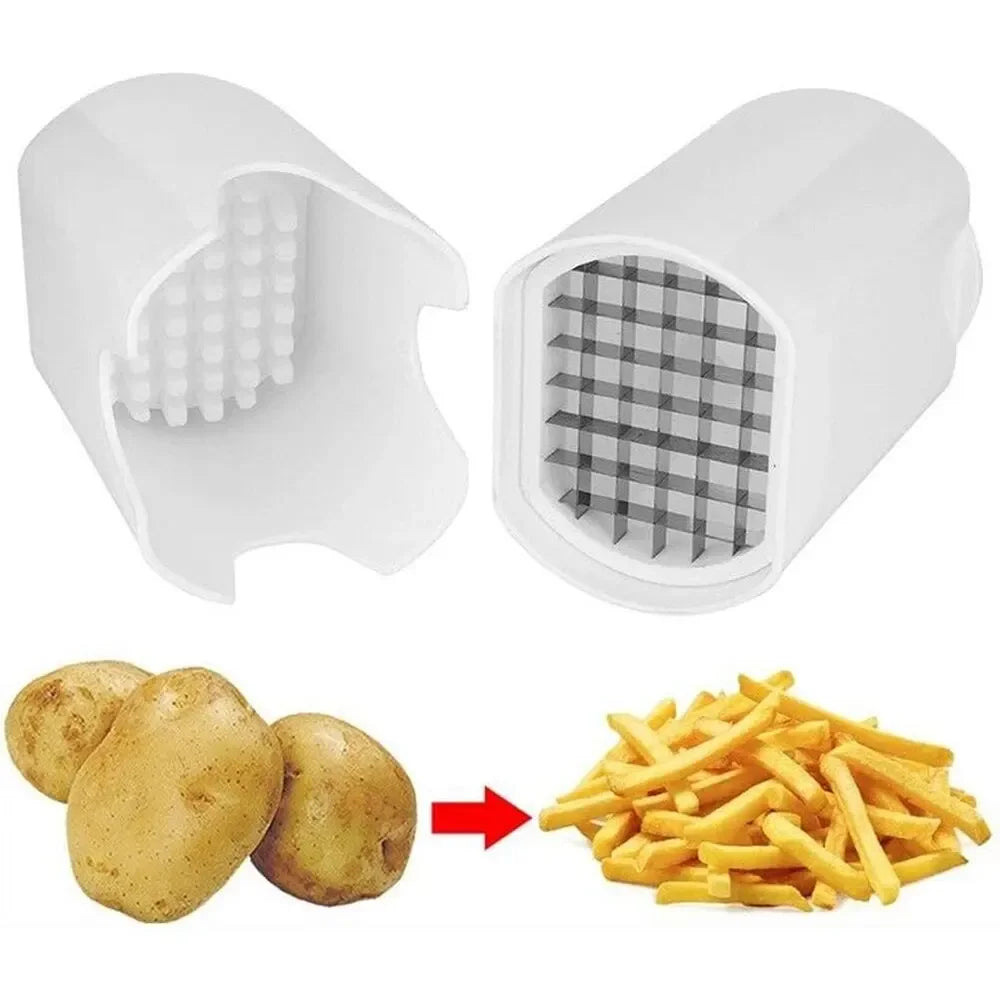Potato Slicer & French Fry Cutter Rapid Veggie Dicer Natural Cut Vegetable Chopper