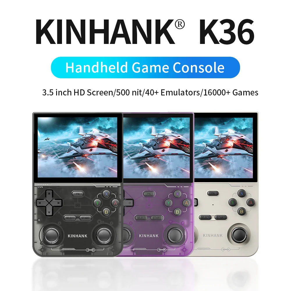 Open-Source Retro Handheld Game Console — 16,000+ Classic Games, PS1/PSP/N64/Dreamcast Emulators, 3.5-inch (88.9 mm) IPS 640×480 500nit