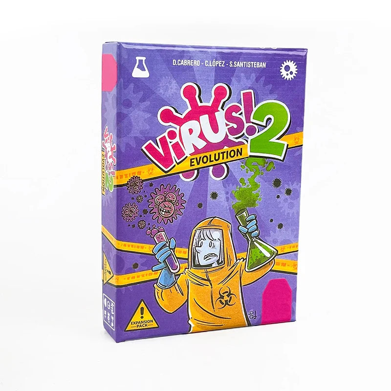Virus 1 2 3 Board Game - Bilingual Family Party Game (Spanish & English)