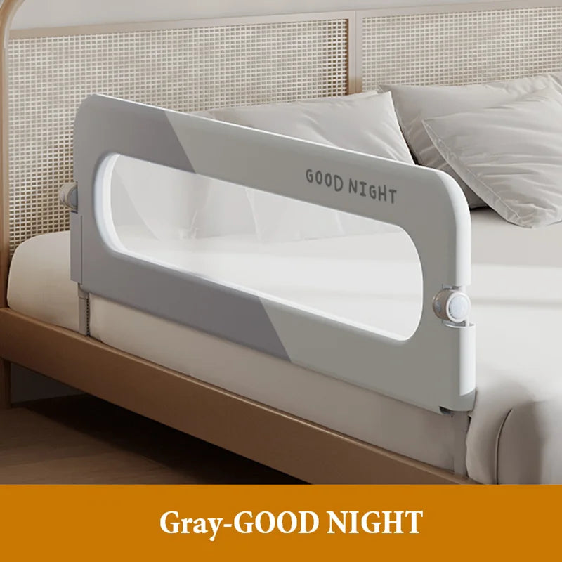 Adjustable Baby Bed Guardrail Anti-Fall Safety Rail – Portable Crib/Bassinet Barrier (1.2 m / 47 in, 1.5 m / 59 in, 1.8 m / 71 in, 2.0 m / 79 in)