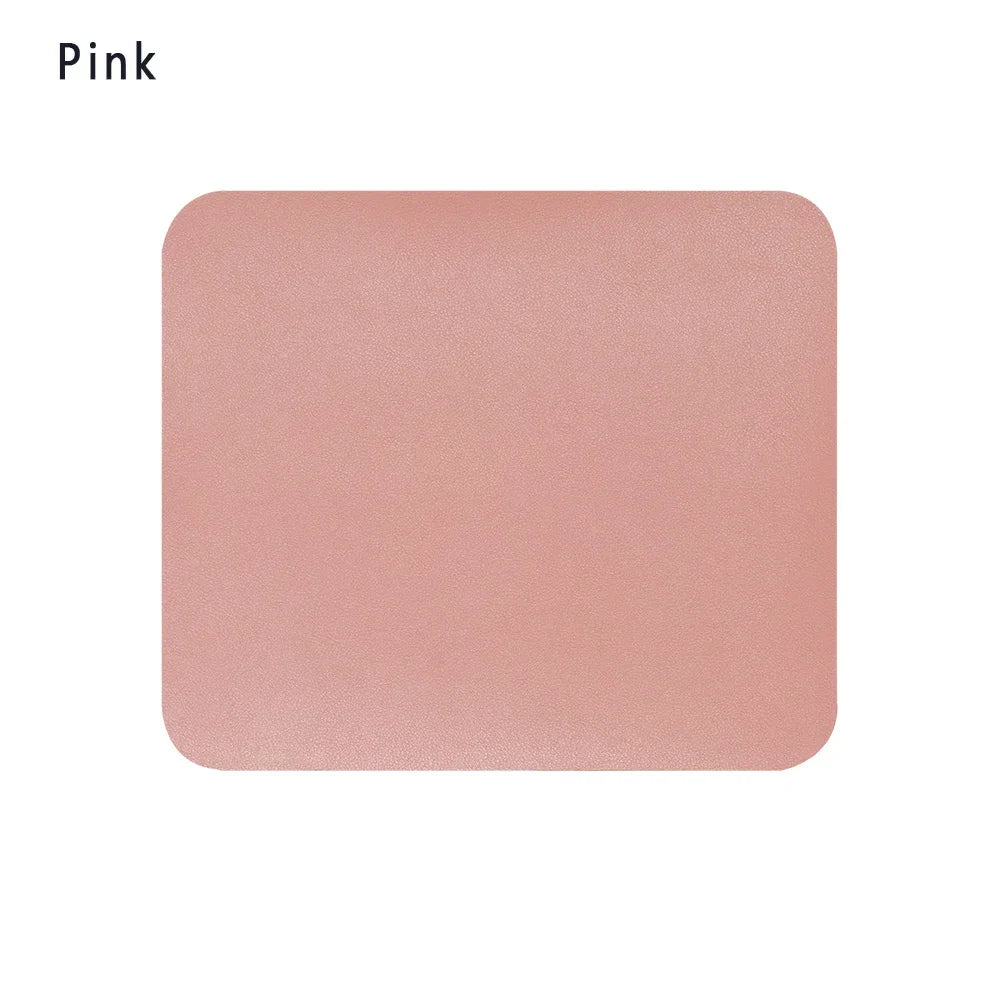 Universal Anti-Slip Leather Mouse Pad – 9.06 x 7.87 x 0.08 in (230 x 200 x 2 mm) Waterproof Desk Cushion for Gaming & Office