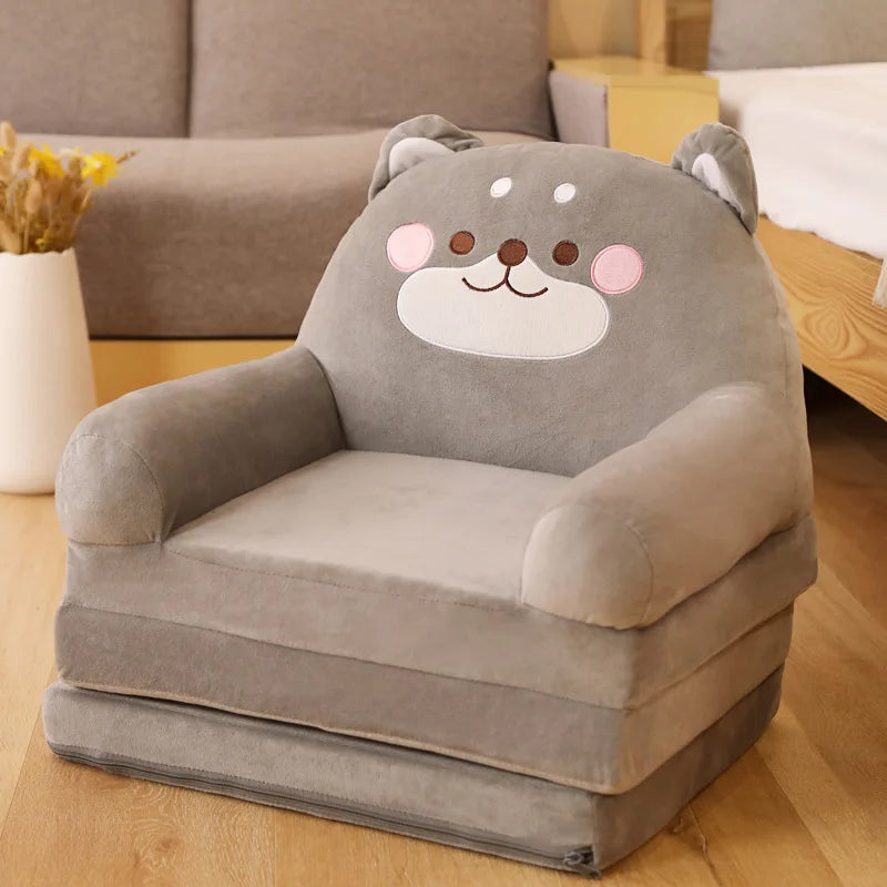 Children's Cartoon Folding Sofa Bed – Princess Toddler Convertible Chair