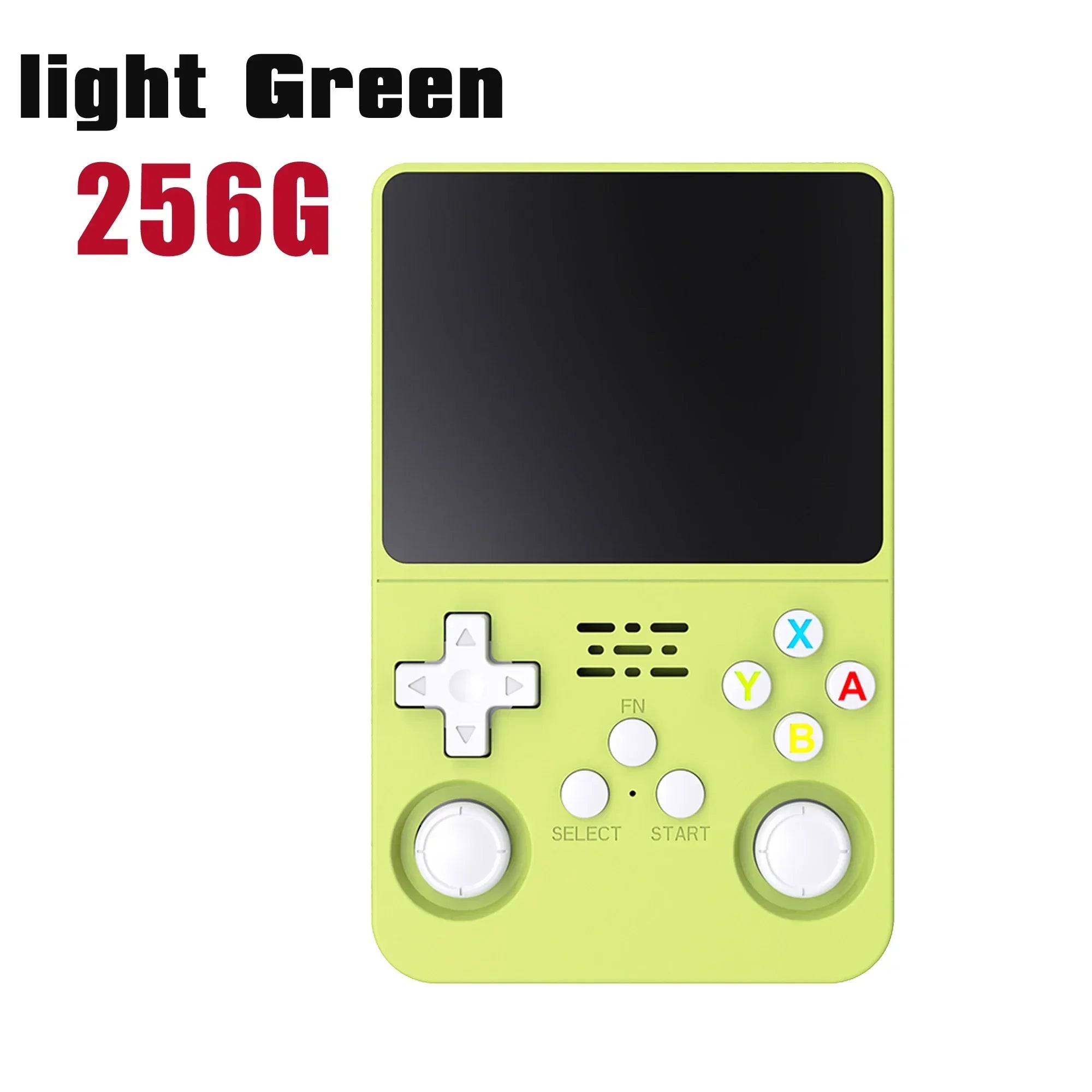 Retro Handheld Game Console 3.5" IPS (8.9 cm) 64GB Portable Linux Player, Preloaded 15,000+ Games, USB-C Charging