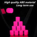 Glow-in-the-Dark Tire Valve Caps – Universal Luminous Wheel Valve Stem Covers for Car, Motorcycle & Bicycle – Dust-Proof Decorative Caps