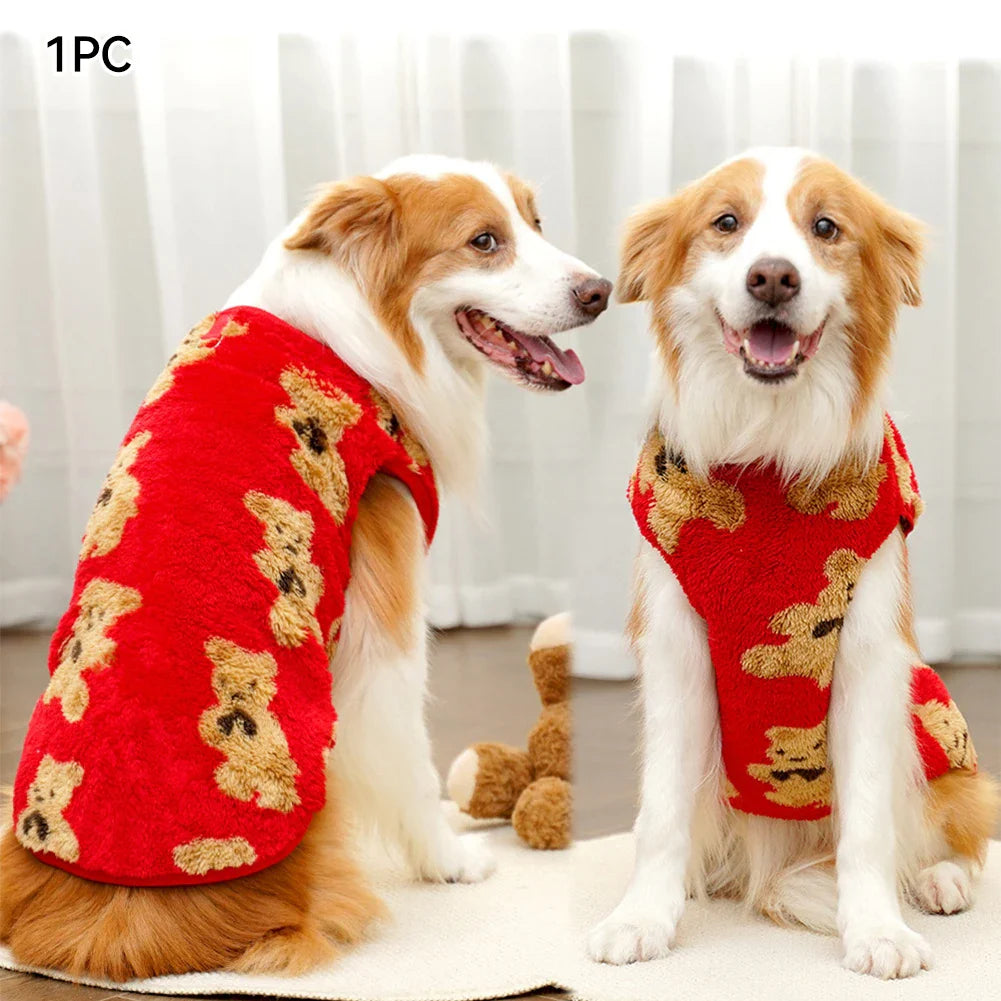 Warm Flannel Dog & Cat Winter Coat Jacket - Sizes M–7XL (2.5–35 kg / 5.5–77 lb)