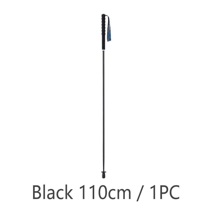 Ultra-Light Carbon Fiber Folding Trekking Poles - Collapsible Anti-Shock Hiking & Nordic Walking Sticks (110/120/130 cm | 43.3/47.2/51.2 in)