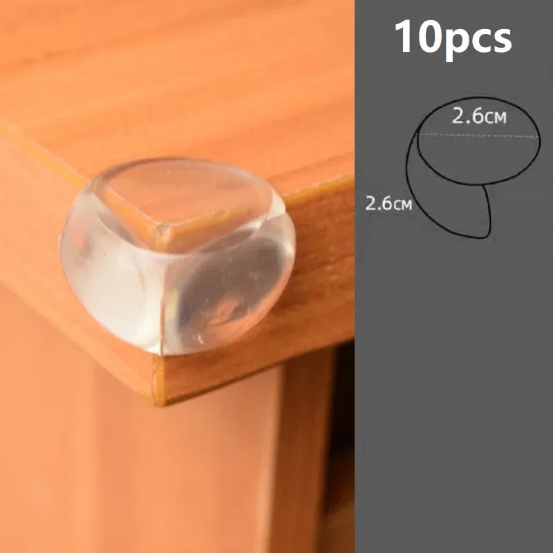 Baby Corner Protectors - Soft PVC Table Edge Guards for Child Safety, Anti-Collision Bumpers (4-Pack / 10-Pack)