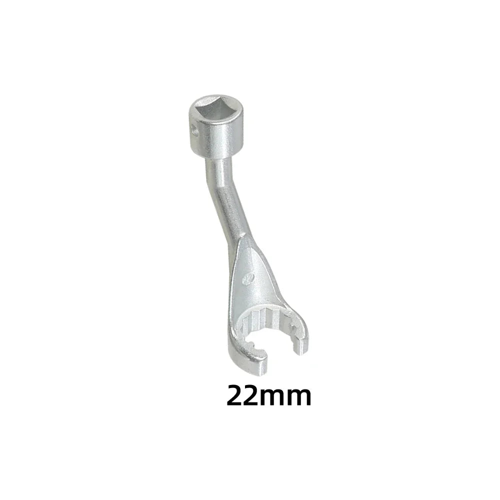 Diesel Injector Line Socket Set 1/2-Inch (12.7 mm) Drive - 12-Point Bihex Injector Fuel Line Wrenches
