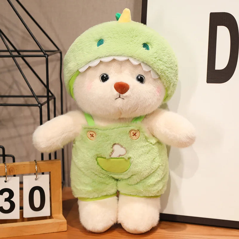 25/35cm (9.8/13.8 in) Anime Cosplay Joint Plushies Bear, Bunny, Duck, Shark and Pig Soft Stuffed Dolls for Girls