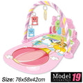 Baby Activity Gym Play Mat with Piano Keyboard 76 x 58 x 42 cm (30 x 23 x 16.5 in) – Musical Infant Play Gym for Newborns 0–36 Months