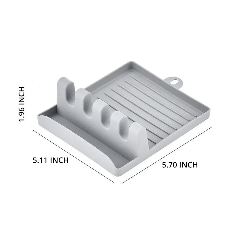 Countertop Utensil & Pot Lid Holder — Spoon, Spatula & Chopstick Rack