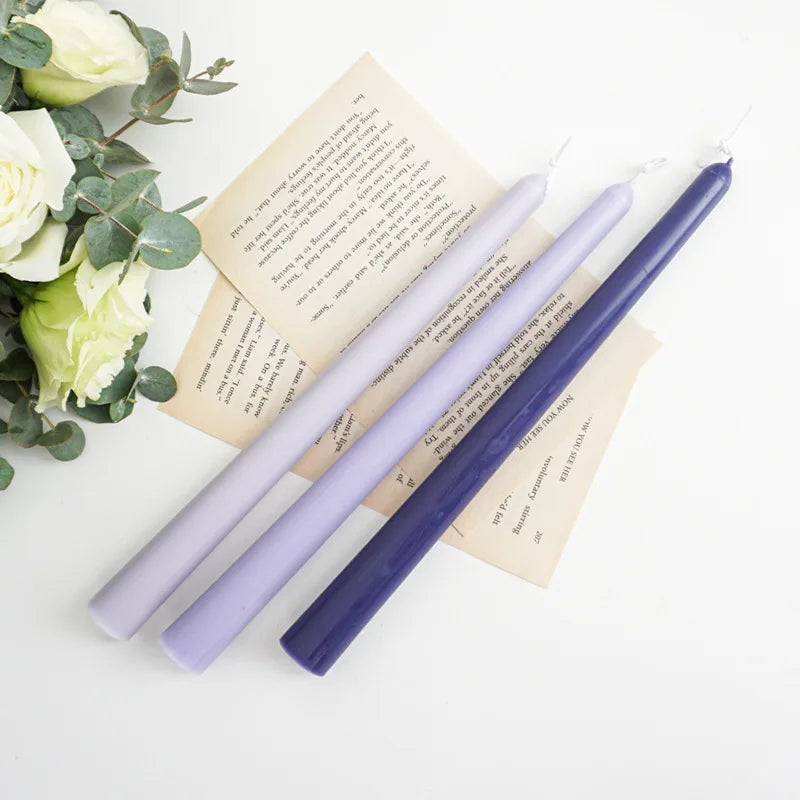 Long Pole Candle Mold 25.5/30 cm (10.0/11.8 in) Plastic DIY Peaked Column Pillar Candle Making Kit