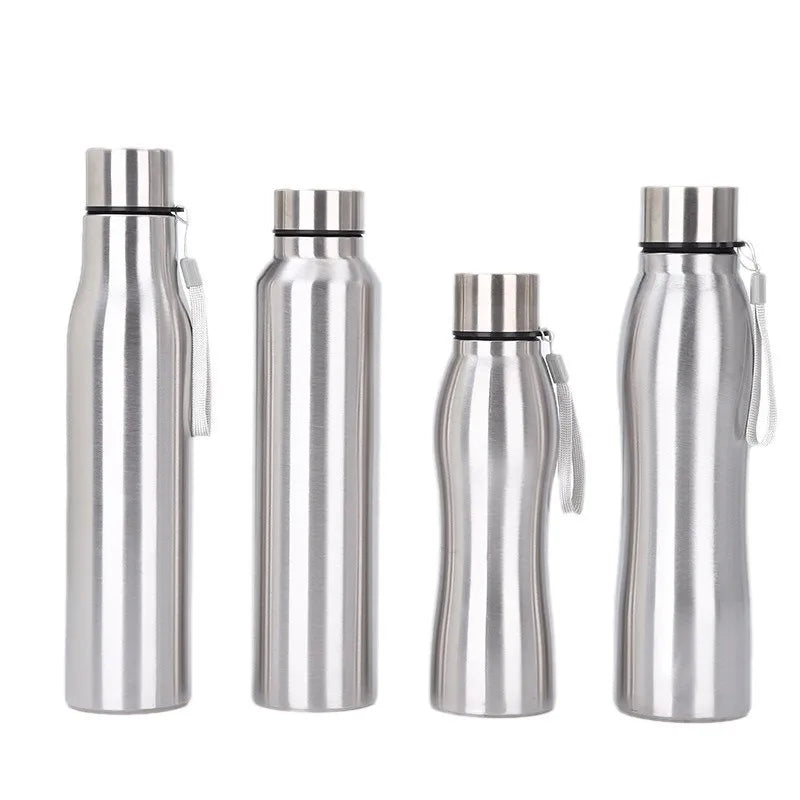 1L (1000 ml / 33.8 fl oz) Stainless Steel Sport Water Bottle - Insulated Vacuum Flask for Gym, Camping & Travel